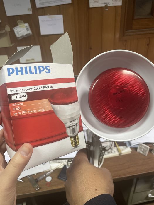 Lâmpada para chocalheira ou pintainhos 100W