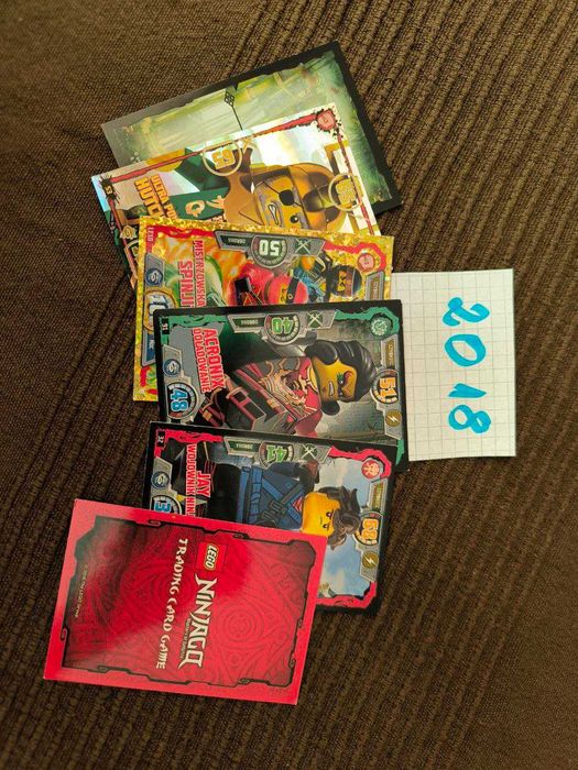 Karty Lego Ninjago - zestaw 189 kart