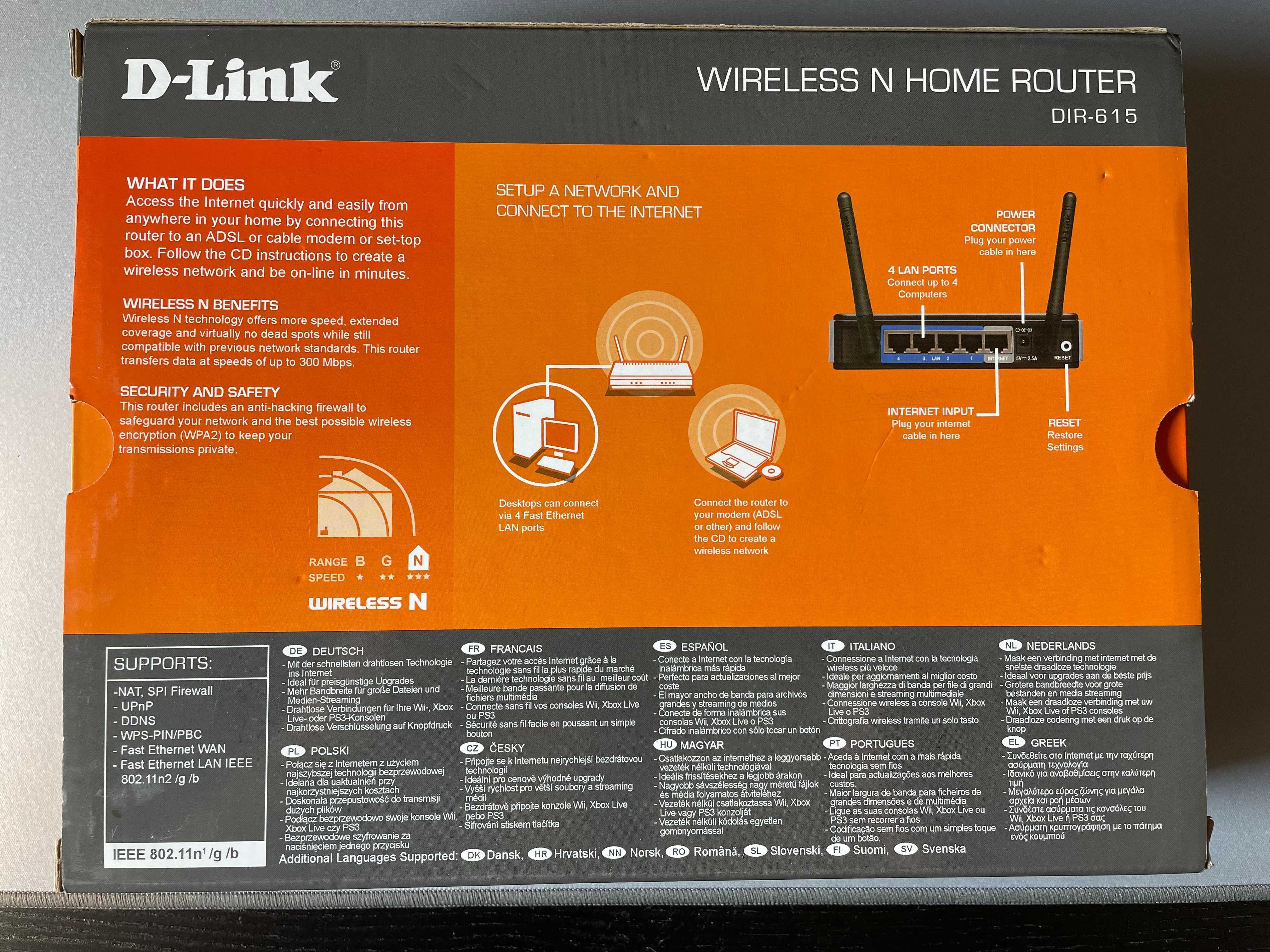 Router WiFi D-Link DIR-615