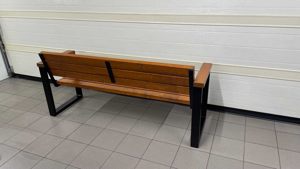 nowoczesna masywna ławka ogrodowa 3 osobowa nowa