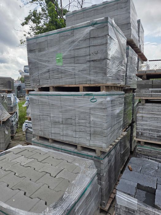 Kostka brukowa, przemysłowa Behaton, Tetka 8 szara Gatunek II Okazja !