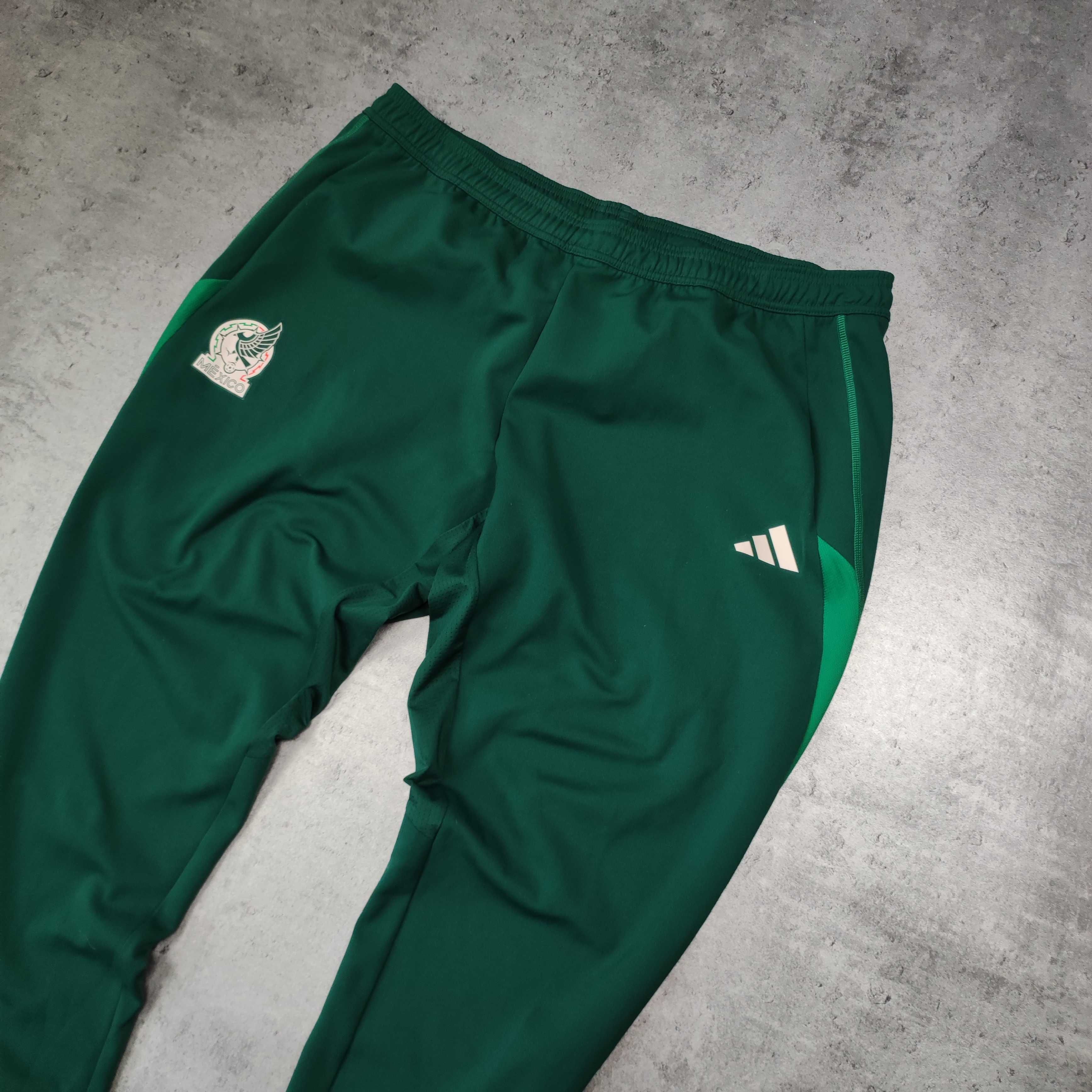 MĘSKIE Dresy Sportowe Śliskie Piłka Nożna Adidas Reprezentacja Meksyk