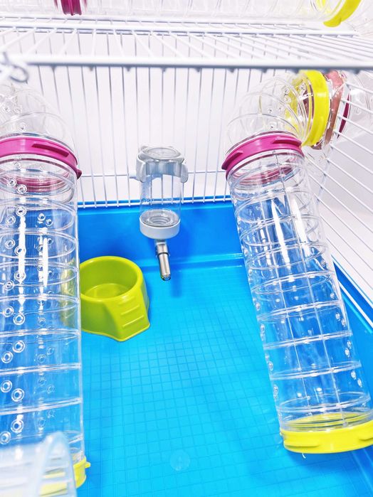 Просторная клетка Paula для хомяков/крыс. NEW. Италия. 46х30x25 см