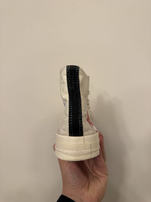 Buty trampki  Converse all-Star 70s high Cdg play white EU42,5 27,5cm