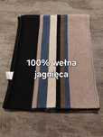 Szal w podłużne pasy 100% wełna jagnięca, H&M
