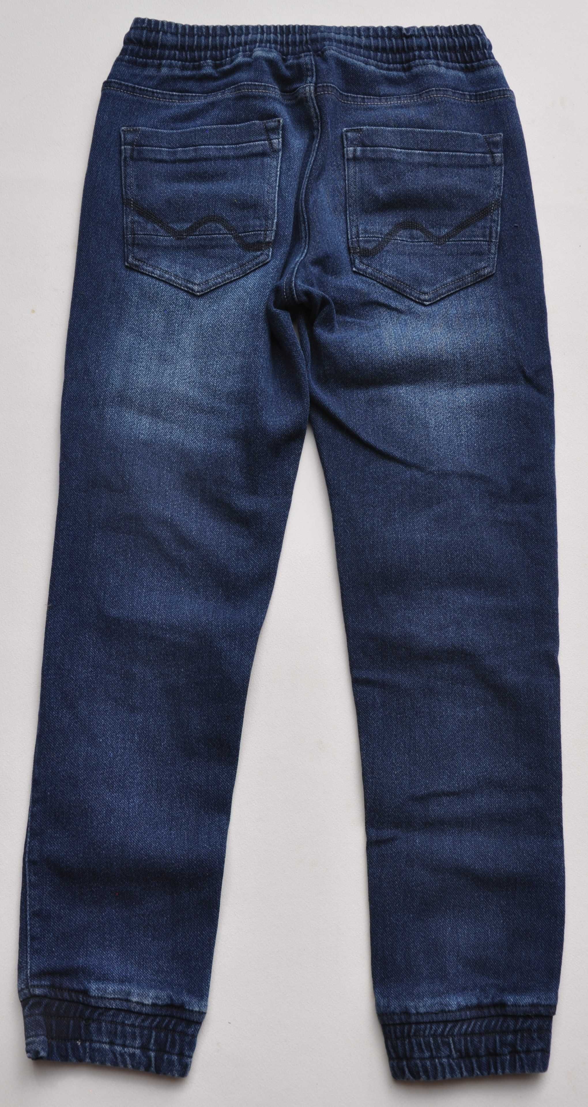 10 spodnie Jeansowe joggery Peppers granatowe r 158