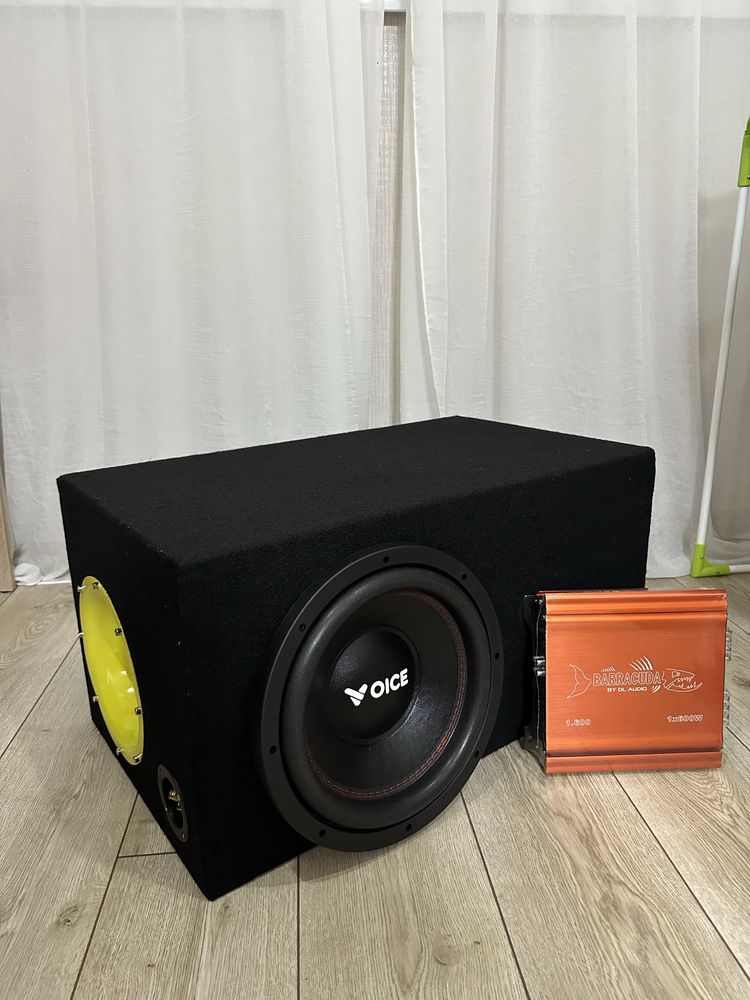 Сабвуфер Voice PX-12 та підсилбвач DL audio 1.600