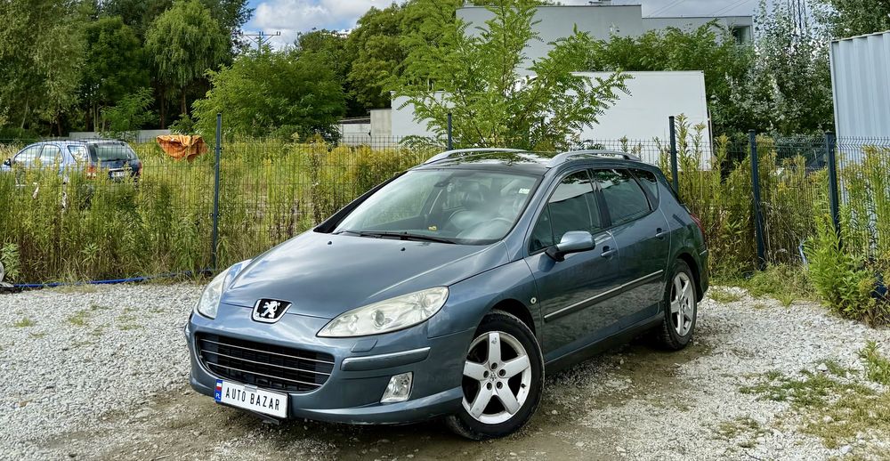 Peugeot 407 2.0 HDI > Automat > Skóry > Klima > 2006 > JBL > Alu