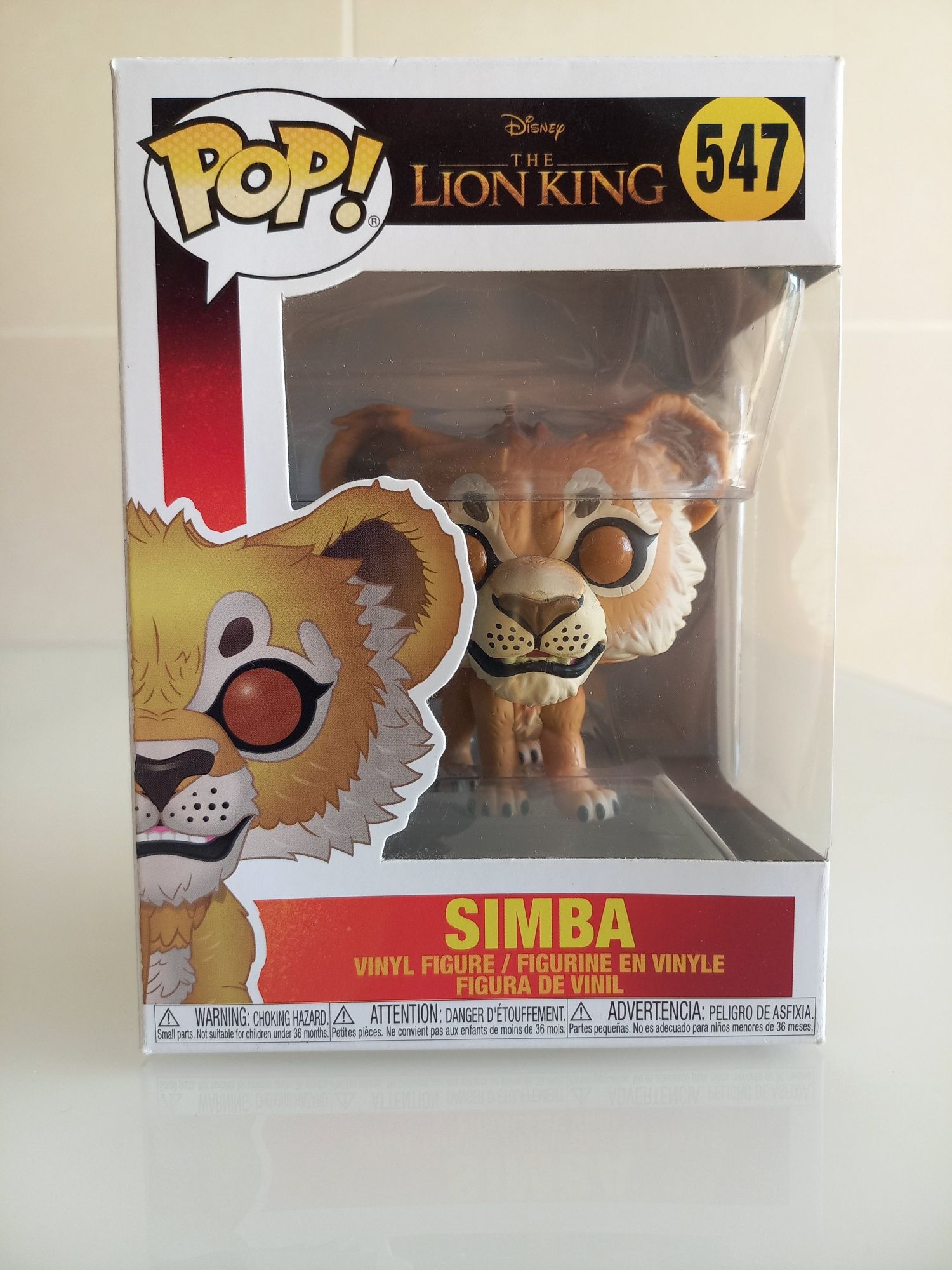 Funko Pop Simba em perfeito estado