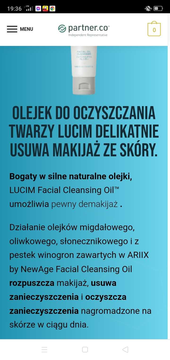 Olejek do demakijażu lucim partner.co