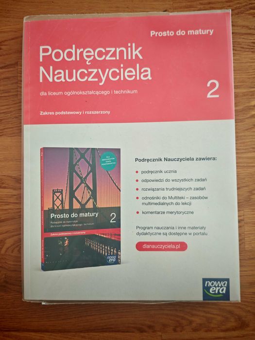 Prosto do matury 2 - Podręczniki Nauczyciela - Nowa Era