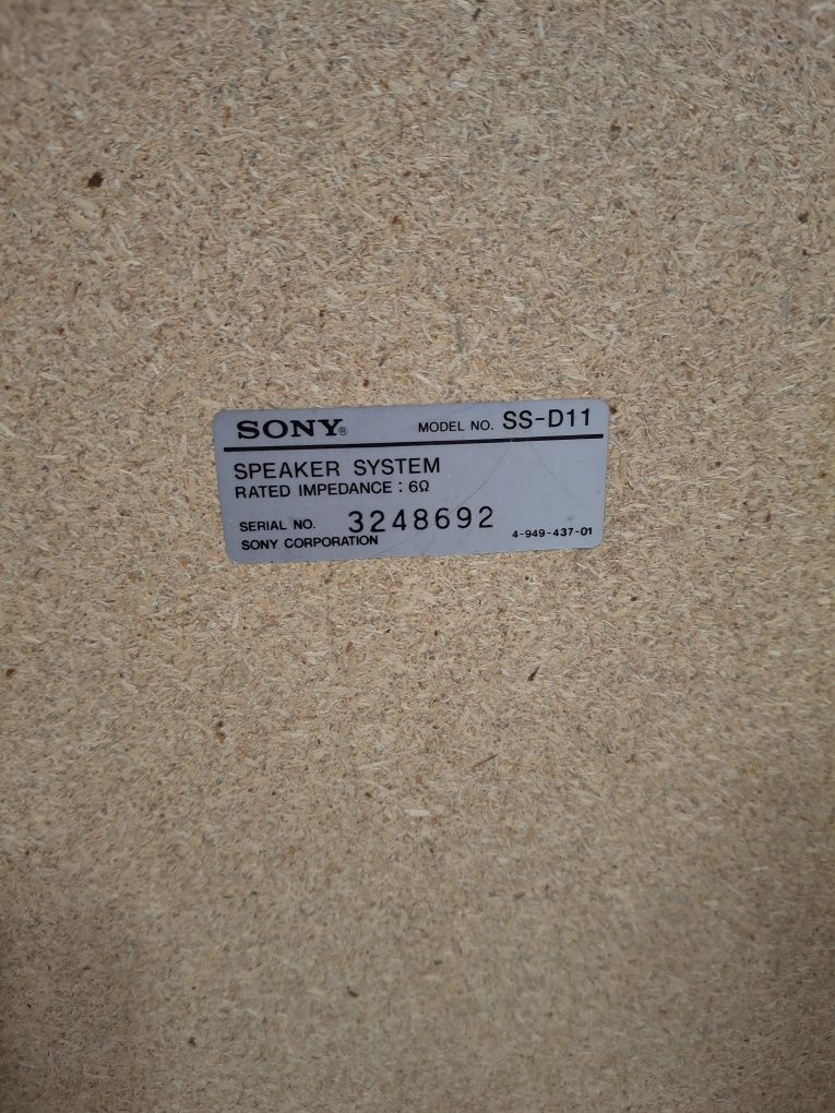 Głośniki kolumny Sony SS-D11