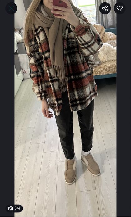 Тепла сорочка/пальто zara