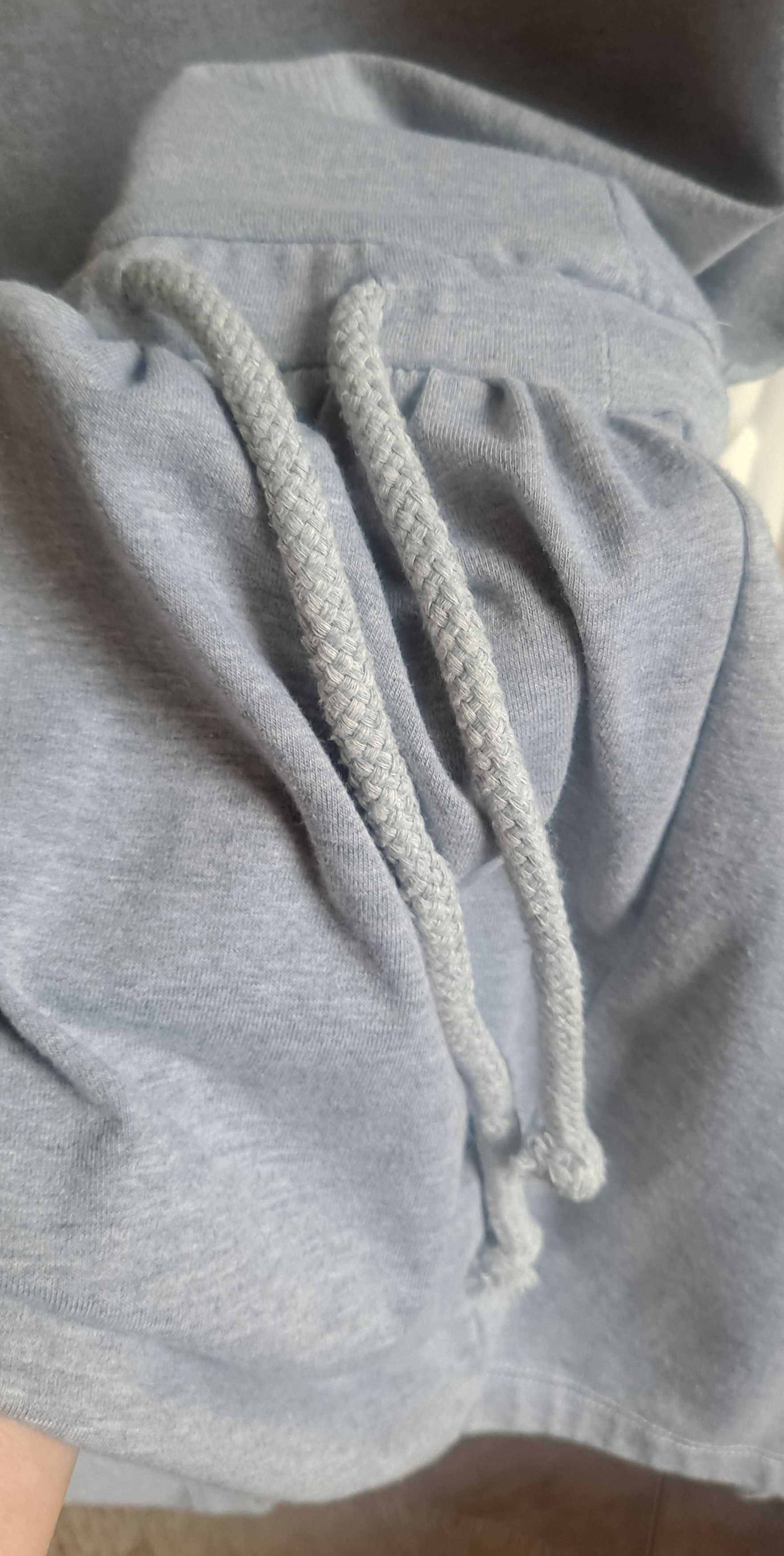Sukienka dresowa oversize falbanka