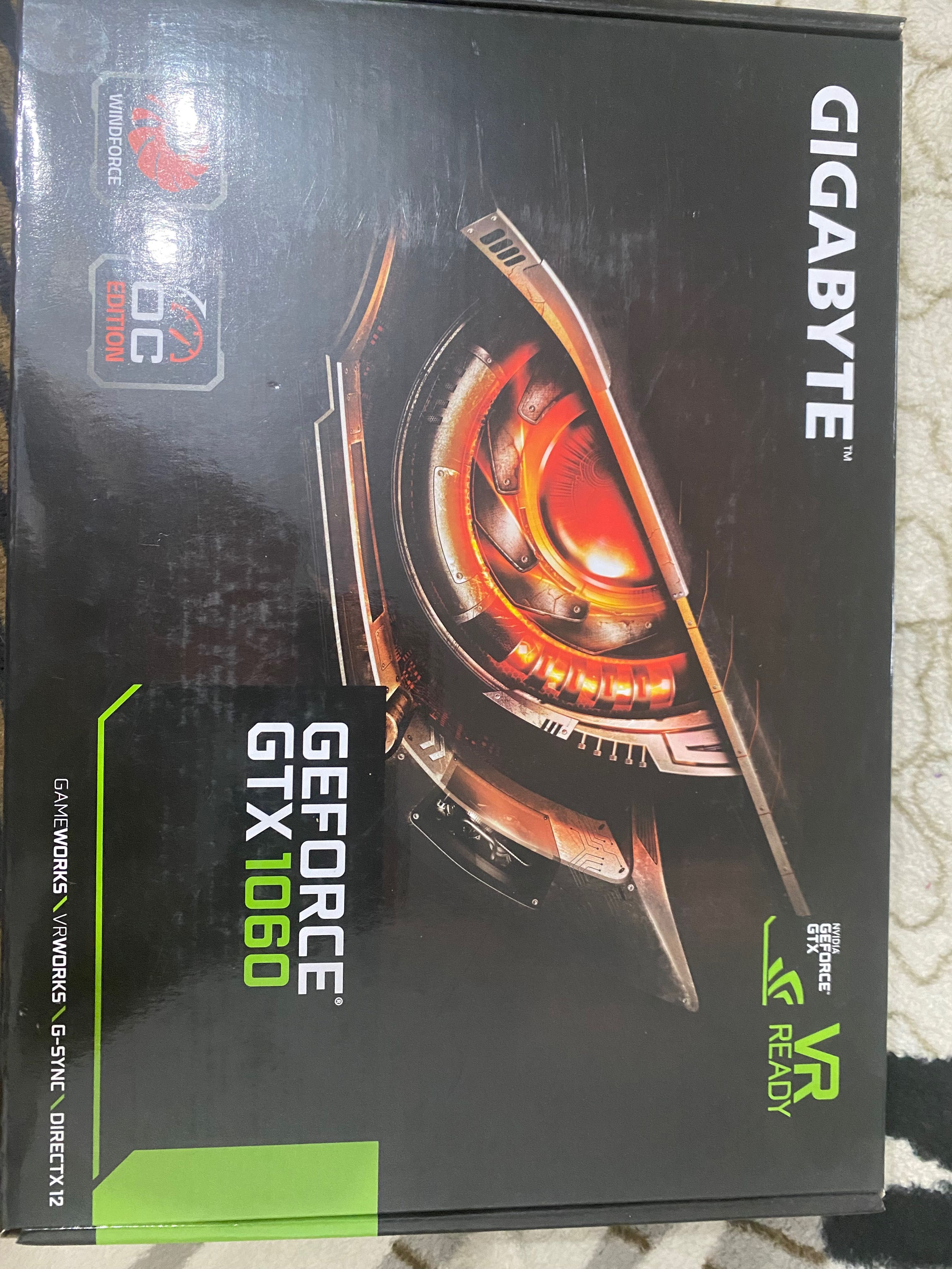 Gigabyte PCI-Ex GeForce GTX 1060 3072MB GDDR5