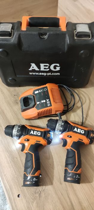 Wkrętarki AEG BS 12C2 używane
