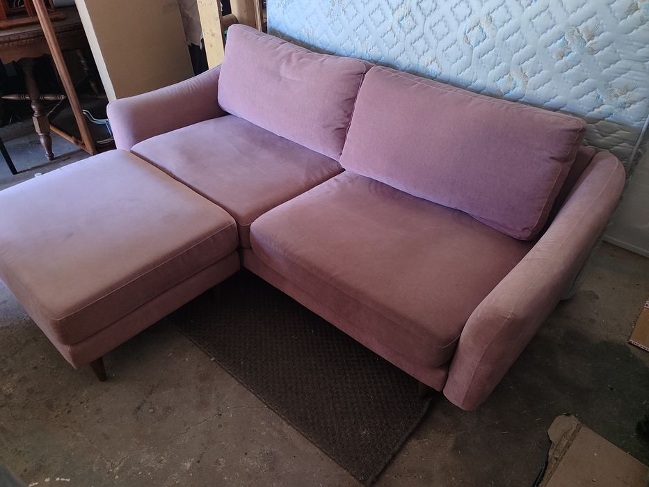 Sofá 2l com chaise possibilidade de entrega