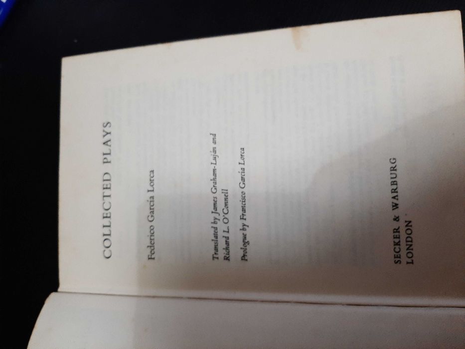 Federico Garcia Lorca – Collected Plays