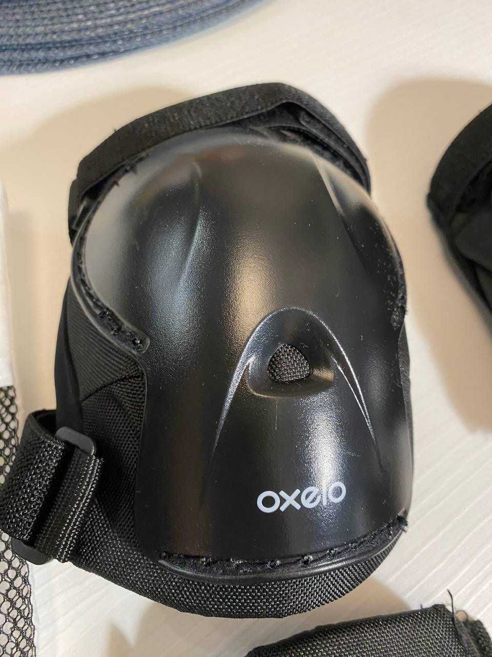 Дитячий комплект захисту OXELO (Decathlon), чорний, XS, 25-50кг, 6-10р