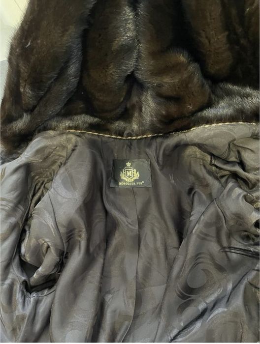 Норкова шуба натуральна