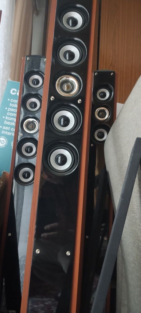 Fidek Vintage surround speaker i  front ,center speaker i subwofer