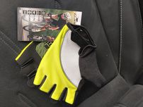 Rękawiczki z rowerowe fluo 9,5 nowe