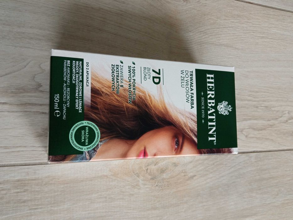 Herbatint Farba Złoty Blond (7D) 150 ml