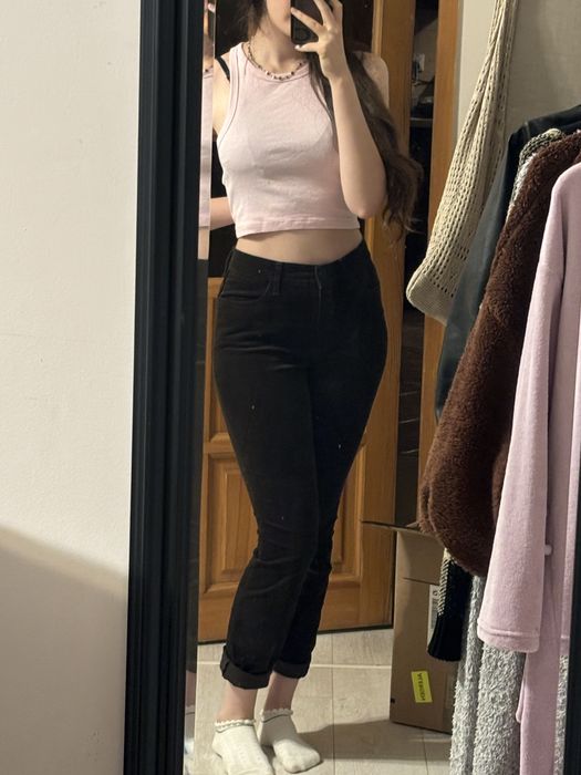 spodnie sztruksowe wysoki stan y2k gardeur