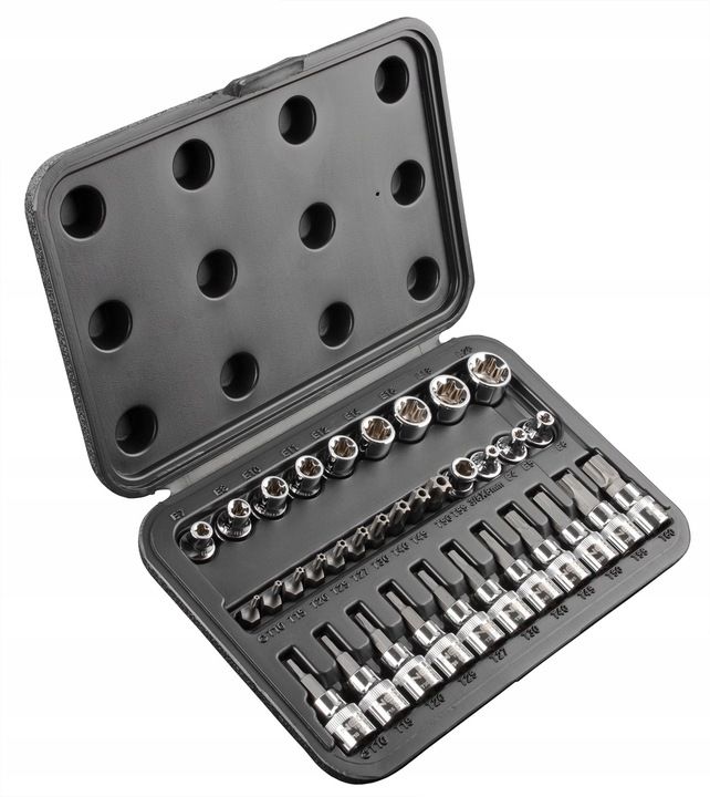 Neo Zestaw Bitów I Nasadek Torx 3/8 34 Elem 08-711