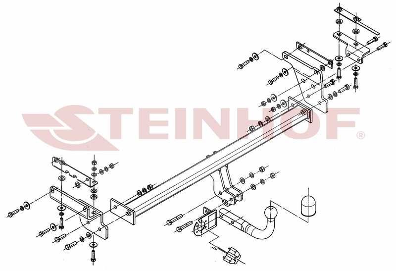 HAK HOLOWNICZY + Wiązka 7pin do Nissan Qashqai +2 J10 2008 do 2014 P