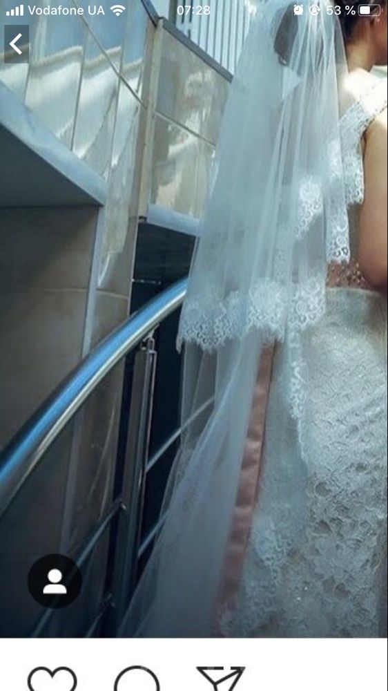 свадебное платье.