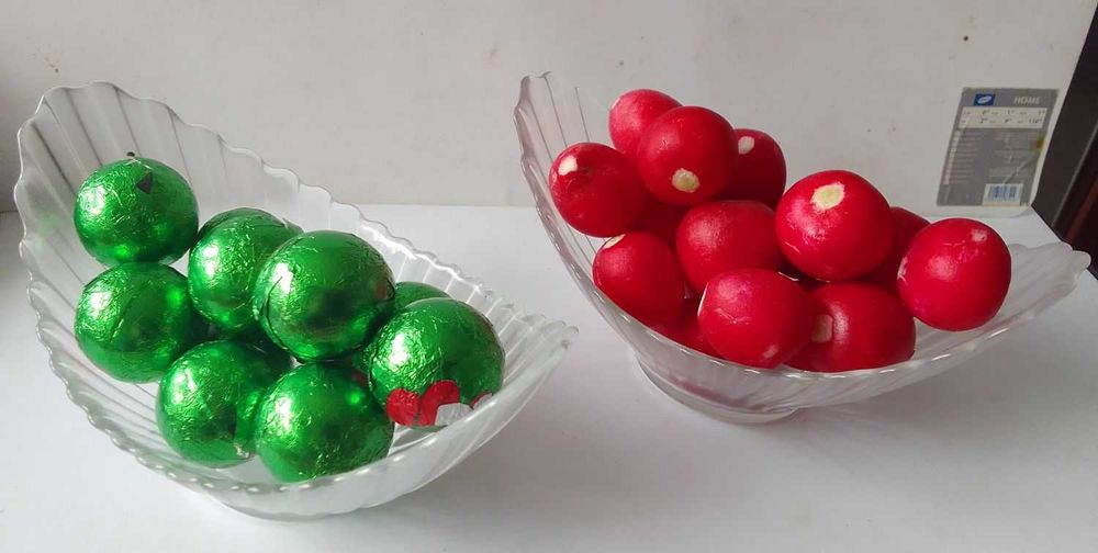 6 x Salaterka Miseczka szklana łódka ARC FRANCE Prezent Dekoracja NOWE