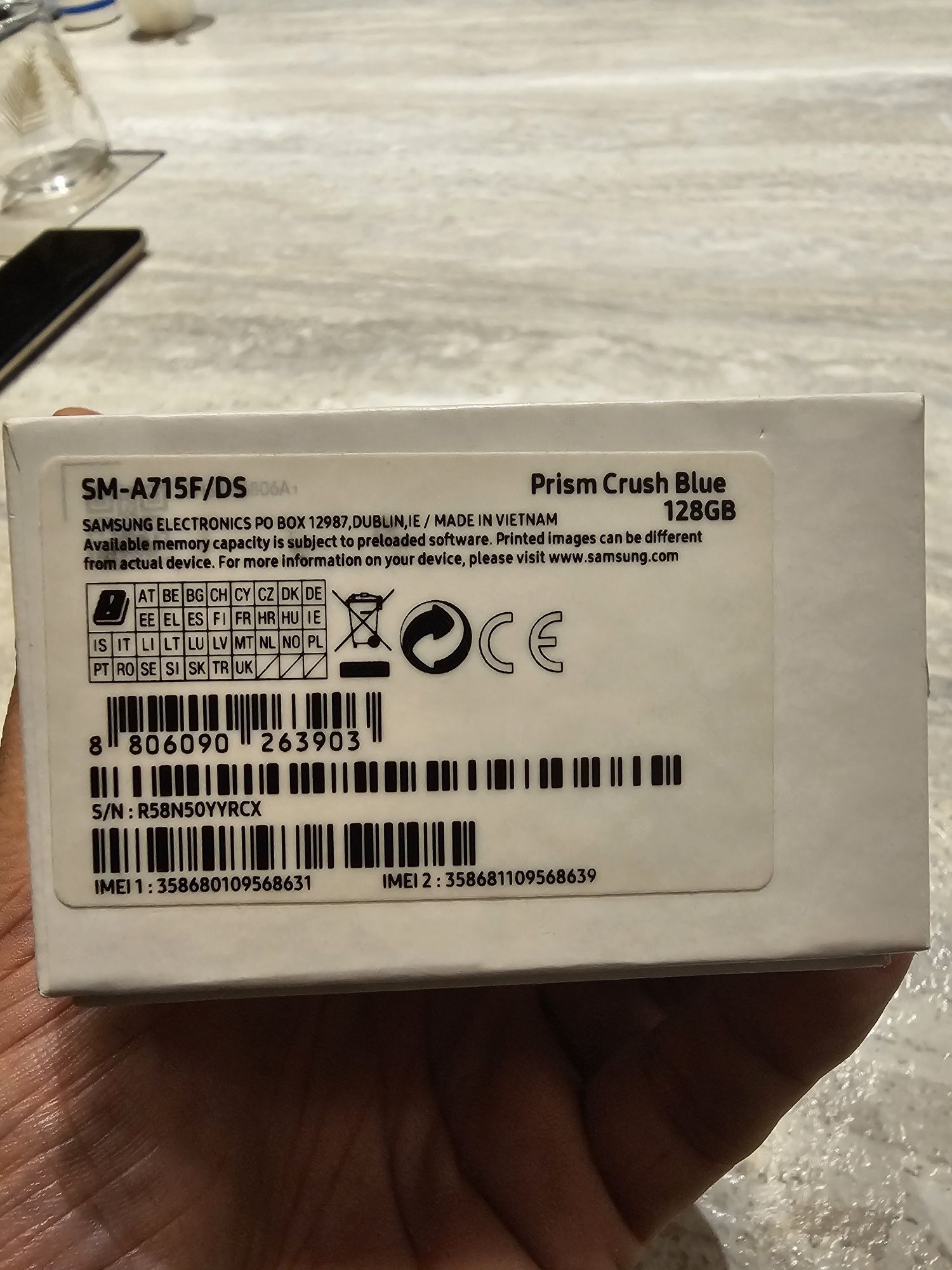 Samsung Galaxy A71 6/128 dual sim SM-A715F/DS Blue + 2x szkło ochronne