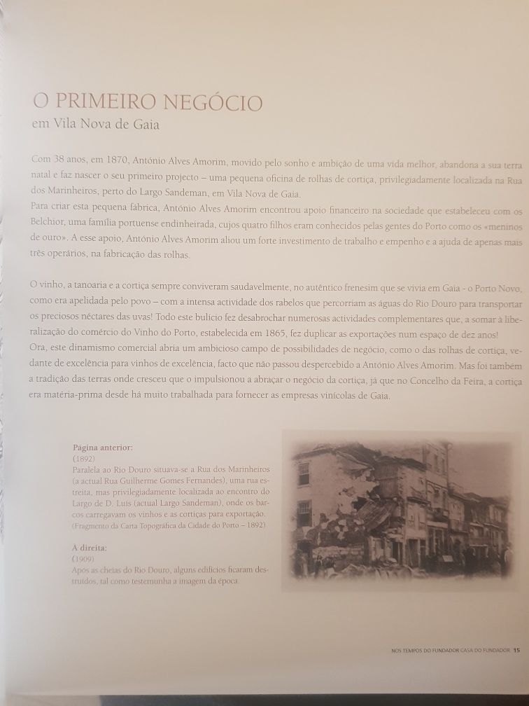 Livro Casa do Fundador - Nas oriegens da família Amorim