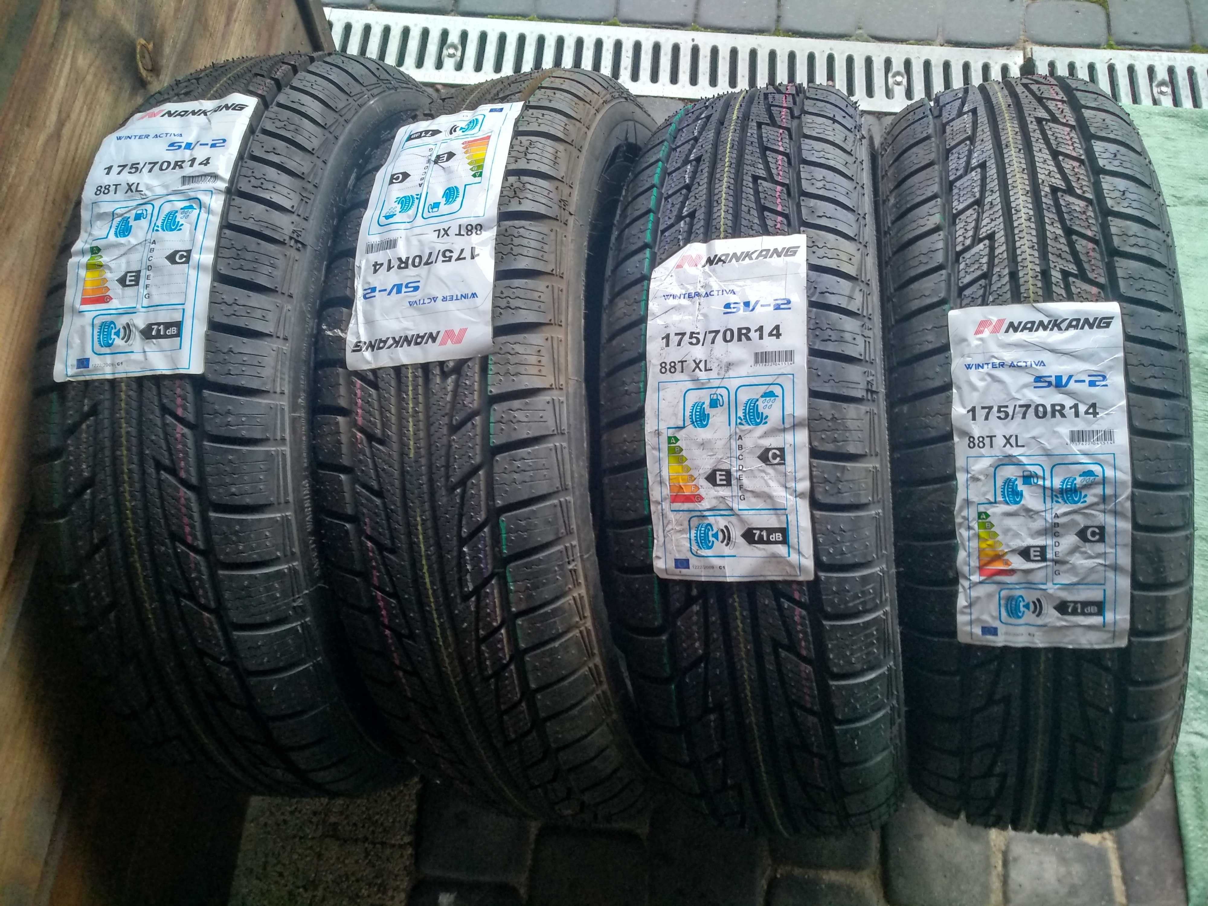 Opony zimowe 175/70R14 kpl.4szt.