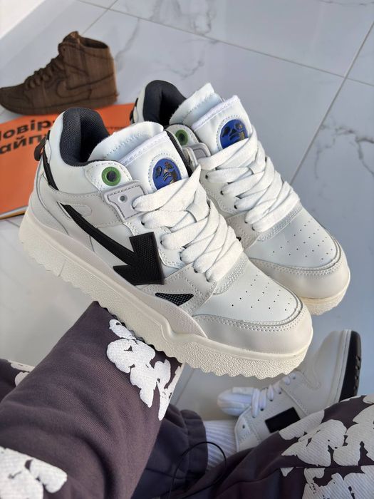 36-45 р кросівки Off-White Sponge White/Black