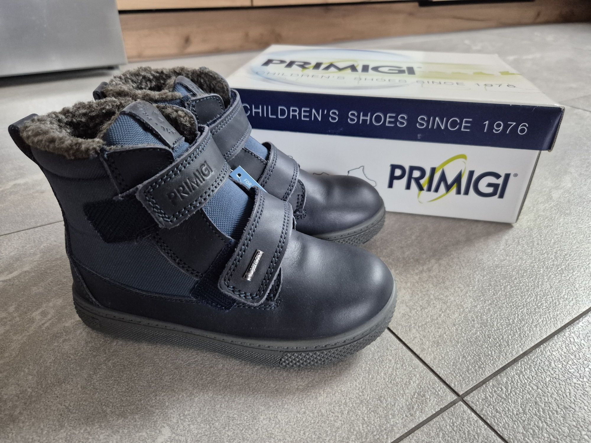 Nowe PRIMIGI buty zimowe 29 kozaki trzewiki śniegowce Gore-Tex na rzep