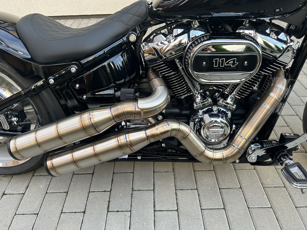 Wydech Harley Fat boy custom