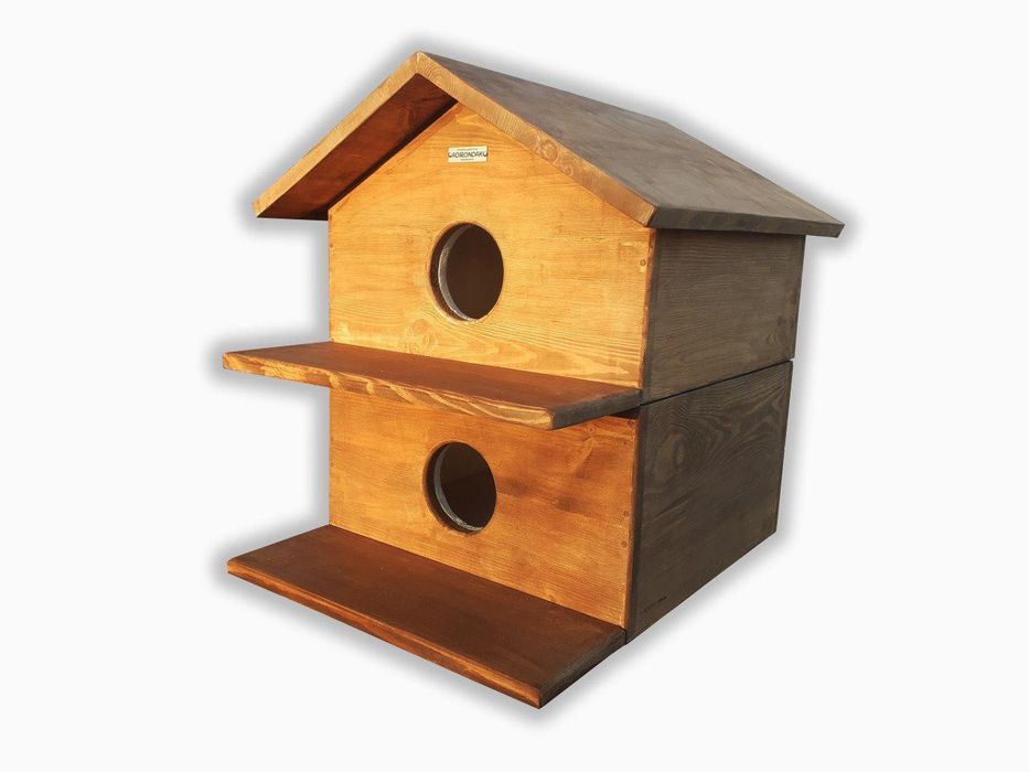 Хатинка для котів 50х50 см (двоповерхова, утеплена)