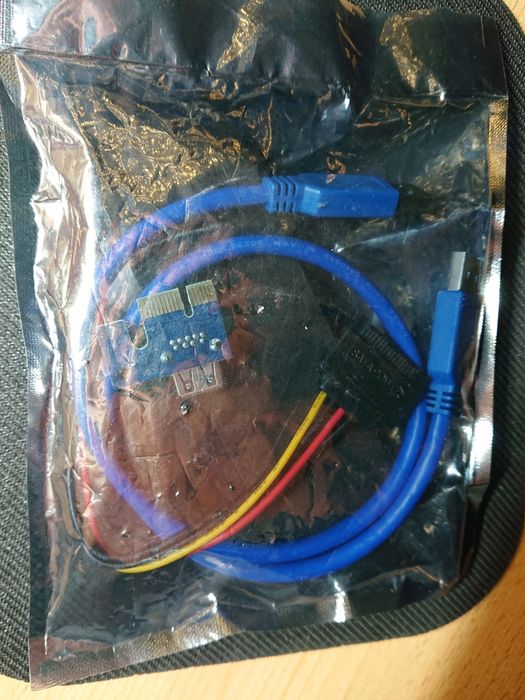 Karta rozszerzeń RISER PCIe USB 3.0 1x to 16x ver 006C- NOWY