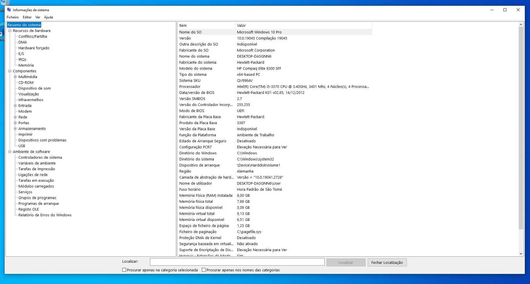 HP Compaq Elite 8300 SFF