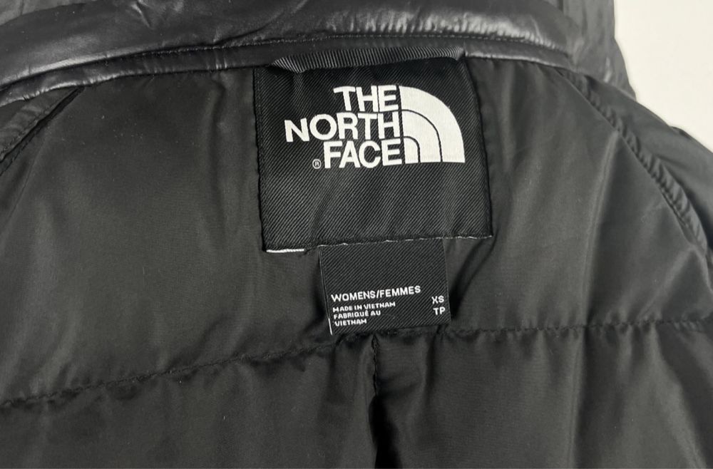 The North Face TNF 550 Женский Черный Длинный Пуховик Куртка Оригинал