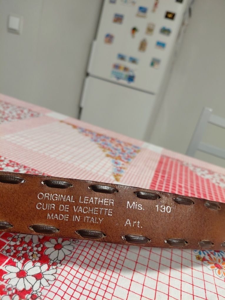 Cinto de couro homem -130 cm