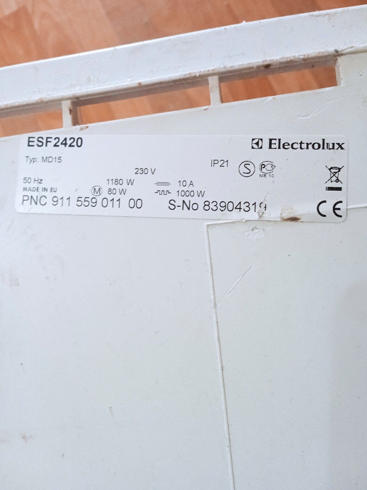Запчасти на посудомоечную машину Electrolux ESF2420