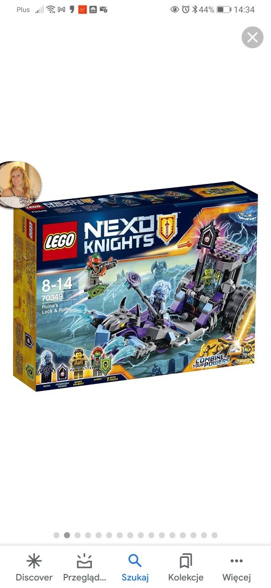 Lego Nexo Knight Miażdżący Pojazd Ruiny