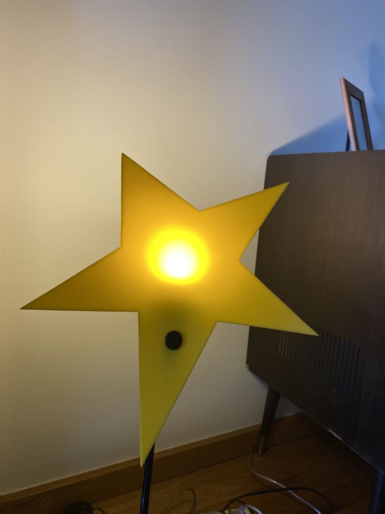 candeeiro  de pé estrela