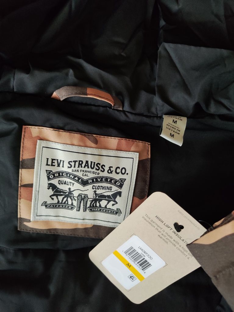 Куртка парка пуховик Levis Размер М и XL Оригинал Левайс Левис