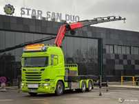 Scania R520 6x2 Fassi F485 HDS Żuraw Wciągarka Euro 6  SCANIA R520 6x2 Fassi F485 HDS Żuraw Wciągarka Euro 6