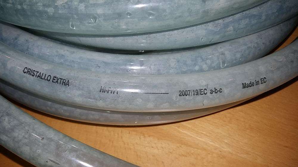 Wąż gumowy do akwarium sztywny nie załamuje się 20 mm 2 cm 9 metrów