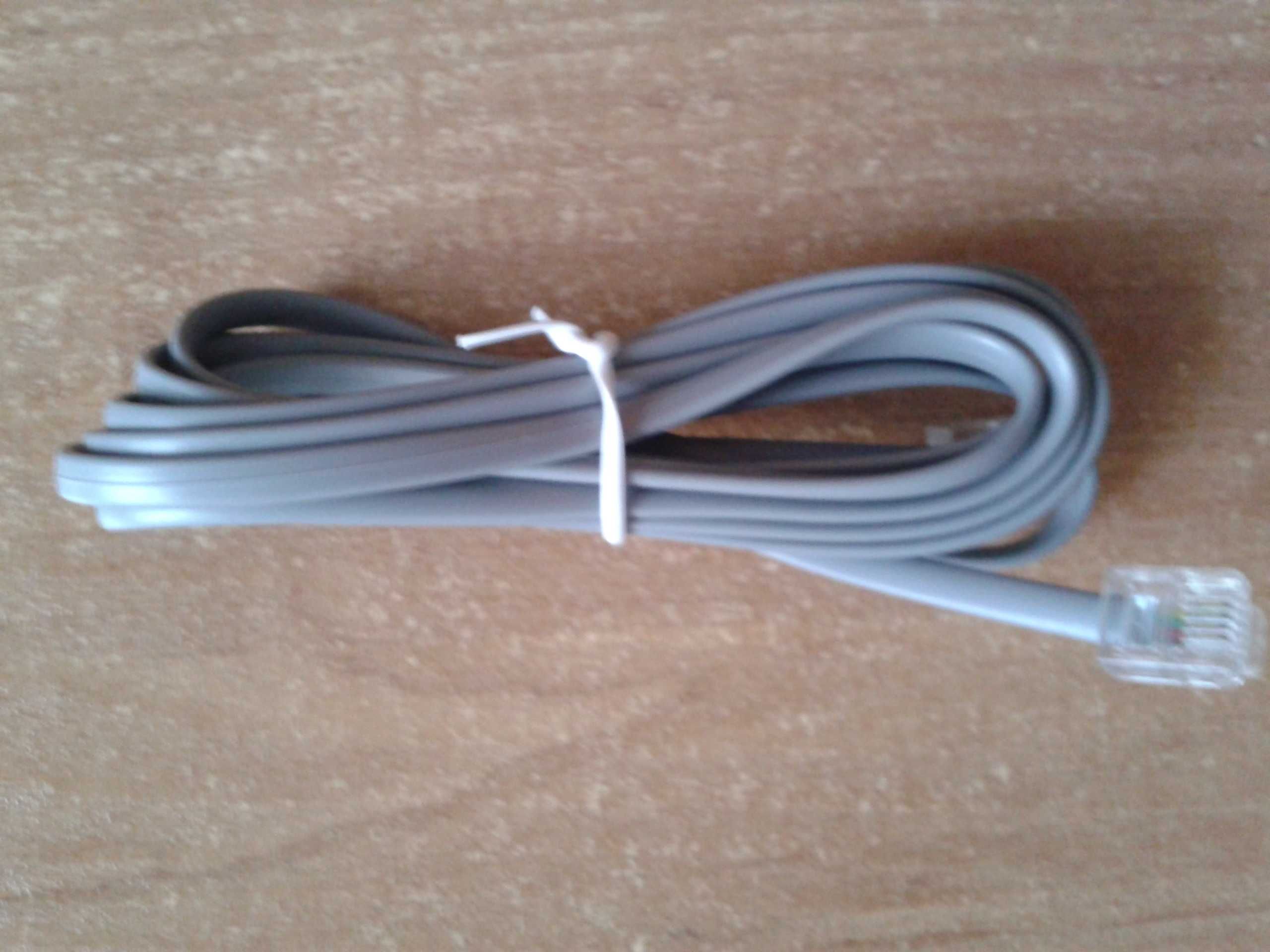 Kabel przewód telefoniczny RJ11 6P4C długość 1,7 m